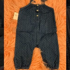 Baby Girls Denim & Polka Dot One Piece Jumper by the Gap